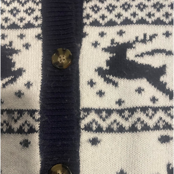 Dec 25th Christmas Holiday Reindeer Cardigan Sweater, Women’s XXL Festive Cozy - Picture 3 of 5